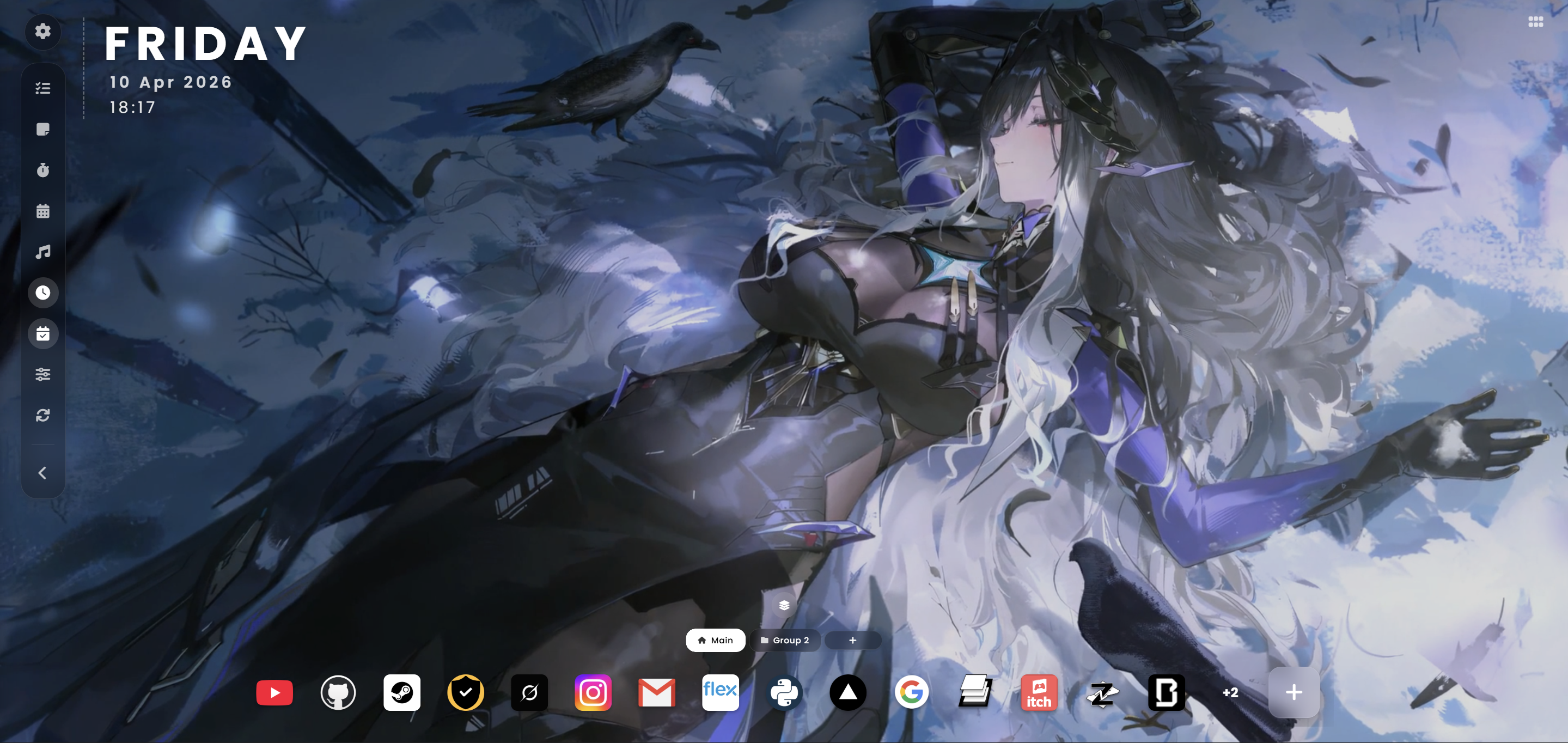 Zero Startpage Welcome